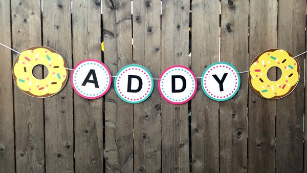 Donut Garland, Donut Banner