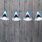 Shark Banner, Shark Garland, Space Banner, Space Garland, Shark Party