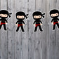 Ninja Banner, Ninja Birthday Banner, Ninja Garland, Ninja Party Banner