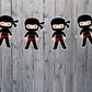 Ninja Banner, Ninja Birthday Banner, Ninja Garland, Ninja Party Banner