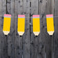 Back to School Decorations, Pencil Banner, Pencil Garland, Pencil Birthday Party, Pencil Decorations, Back to School Party, Teacher's Gift