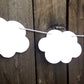 Cloud Garland, Cloud Banner, Cloud Nursery Decoration, Cloud Photo Prop
