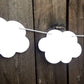 Cloud Garland, Cloud Banner, Cloud Nursery Decoration, Cloud Photo Prop