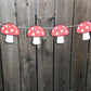 Mushroom Garland, Mushroom Banner, Woodland Banner, Woodland Garland, Nursery Decoration, Photo Prop