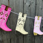 COWGIRL PARTY GARLAND - Cowgirl Boot Garland Cowgirl Boot Banner Cowgirl Garland Cowgirl Banner Cowgirl Birthday Cowgirl Cowgirl Decorations