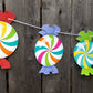 Candy Garland, Candy Bar Banner, Candy Birthday, Candy Decoration, Candy Buffet, Photo Prop