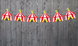 Circus Tent Garland, Circus Tent Banner, Circus Banner, Circus Garland, Circus Birthday. Circus Baby Shower