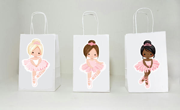 Ballerina Goody Bags, Ballet Goody Bags, Ballet Favor Bags, Ballet Goody Bags, Ballet Favor Bags