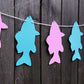 Fish Banner, Fishing Garland, Fishing Party, Fish Garland, fish Baby Shower, Fishing Birthday Party, Fish Banner, Fish Gender Reveal Banner