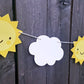 Sun Banner, Sun Garland, Little Sunshine, Sun and Clouds, Sunshine Banner, Sunshine Garland, Weather Banner, You Are My Sunshine Birthday