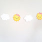 Sun Banner, Sun Garland, Little Sunshine, Sun and Clouds, Sunshine Banner, Sunshine Garland, Weather Banner, Sunshine Baby Shower Banner