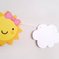 Sun Banner, Sun Garland, Little Sunshine, Sun and Clouds, Sunshine Banner, Sunshine Garland, Weather Banner, Sunshine Baby Shower Banner