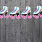 Roller Skate Garland, Roller Skate Banner, Roller Skate Party Banner, Roller Skate Decorations, Roller Skate Party Sign - 32419316P