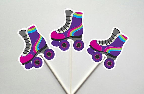 Roller Skate Garland, Roller Skate Banner, Roller Skate Party Banner, Roller Skate Decorations, Roller Skate Party Sign