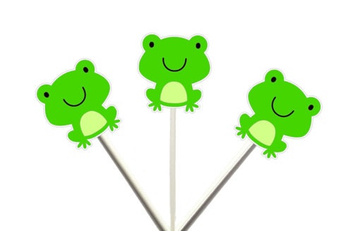 Frog Garland, Frog Banner, Frog Birthday Banner, Frog Party, Frog Party Supplies, Frog Party Decorations