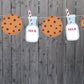 Milk Decorations Garland Milk Decorations Banner Milk Decorations Photo Prop Cookies Banner Cookies Decorations Cookies Birthday Milk Party