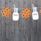 Milk Decorations Garland Milk Decorations Banner Milk Decorations Photo Prop Cookies Banner Cookies Decorations Cookies Birthday Milk Party