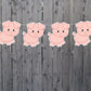 Pig Garland, Pig Banner, Pig Birthday, Farm Birthday, Pig Party Supplies