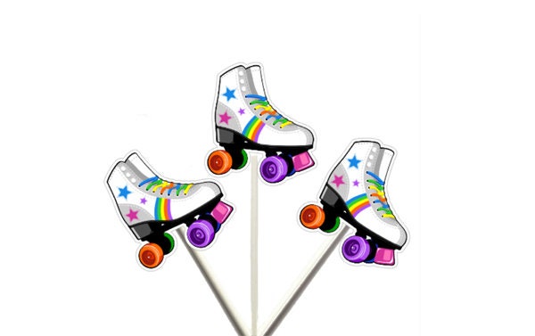 Roller Skate Garland, Roller Skate Banner, Roller Skate Party Banner, Roller Skate Decorations, Roller Skate Party Sign - 2920546P