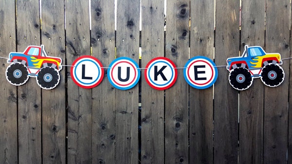 Monster Truck Goody Bags, Monster Truck Favor Bags, Monster Truck Gift Bags, Monster Truck Birthday, Monster Truck Party