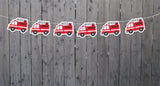 Firetruck Garland, Firetruck Banner, Firetruck Party Banner, Firetruck Decorations, Firetruck Party Sign