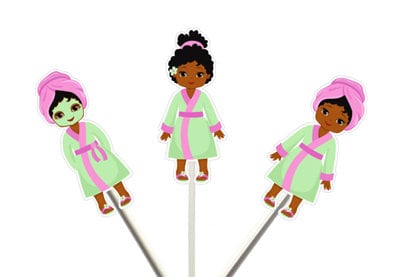 Spa Goody Bags, Spa Favor Bags, Spa Party Bags, Spa Party Bags, Spa Birthday, Spa Girl With Mask - 87161135A, 1617536P, 826161124P