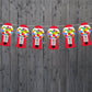 Gumball Machine Garland, Bubble Gum Machine Garland, Candy Garland, Sweet Sixteen Banner, Candy Banner, Candy Photo Prop, Candy Decoration