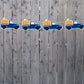 Blue Truck With Pumpkin Cupcake Toppers, Truck Cake Toppers, Fall Cupcake Toppers, Halloween Cupcake Toppers, Pumpkin Cupcake Toppers