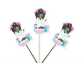SPA PARTY CUPS - Spa Birthday Party Spa Party Favors Spa Party Decorations Spa Treat Cups Spa Birthday African American Spa Cups Spa Party