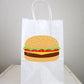 Hamburger Goody Bags, Hamburger Favor Bags, Hamburger Gift Bags, Hamburger Goodie Bags, Hamburger Party, Hamburger Birthday, Cheeseburger