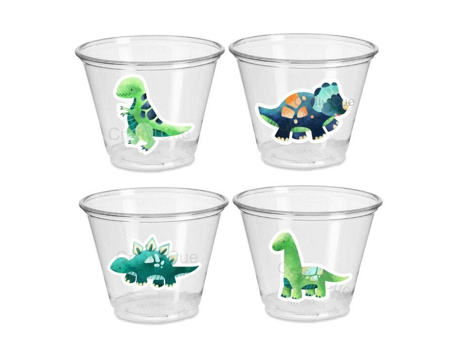 DINOSAUR PARTY CUPS - Dinosaur Treat Cups Dinosaur Birthday Dinosaur Party Dinosaur Party Favors Dinosaur Decorations Dinosaur Favors 1st