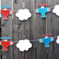 Airplane Garland, Airplane Banner, Airplane Party Garland, Airplane Baby Shower, Airplane Banner, Airplane Photo Prop (48171013P)