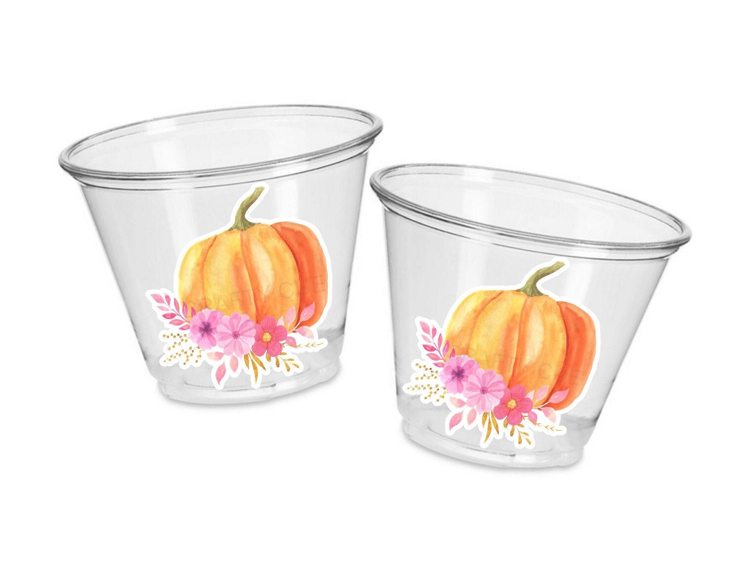 PUMPKIN PARTY CUPS - Little Pumpkin First Birthday Decoration Little Pumpkin Party Fall Baby Shower Fall Party Cups Thanksgiving Cups Little