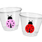 Ladybug Party Cups, Ladybug Birthday, Ladybug Party, Ladybug Treat Cups, Ladybug Party Cups, Ladybug Decorations, Ladybug Cups, Lady Bug