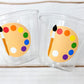 ART PARTY CUPS - Art Painting Party Treat Cups Paint Party Favors Art Party Cups Art Party Treat Cups Painting Party Favor Art Party Favor
