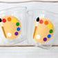 ART PARTY CUPS - Art Painting Party Treat Cups Paint Party Favors Art Party Cups Art Party Treat Cups Painting Party Favor Art Party Favor