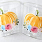 GENDER REVEAL PUMPKIN Party Cups Gender Reveal Baby Shower He or She Cup Pink and Blue Gender Reveal Decoration Little Pumpkin Gender Reveal