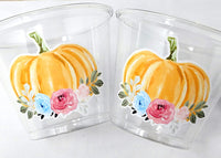 GENDER REVEAL PUMPKIN Party Cups Gender Reveal Baby Shower He or She Cup Pink and Blue Gender Reveal Decoration Little Pumpkin Gender Reveal