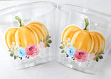GENDER REVEAL PUMPKIN Party Cups Gender Reveal Baby Shower He or She Cup Pink and Blue Gender Reveal Decoration Little Pumpkin Gender Reveal