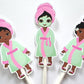 Spa Birthday Cupcake Toppers - Spa Party Cupcake Toppers - Spa Cupcake Toppers (83120208A))
