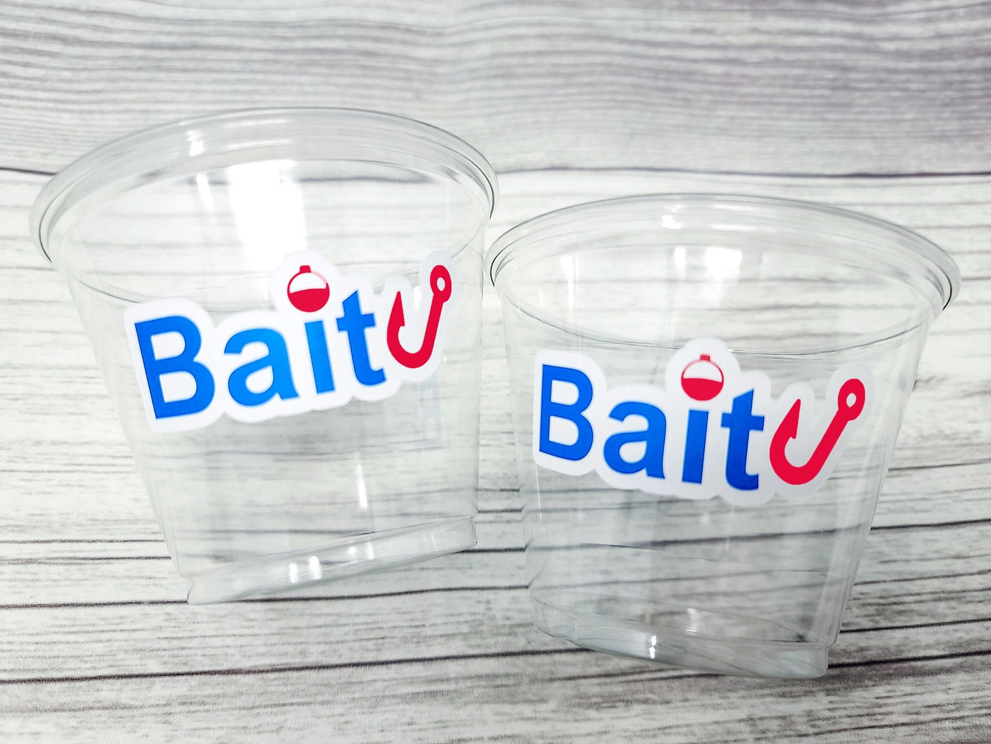 FISHING PARTY CUPS - Fishing Birthday Fishing First Birthday Party Gone Fishing Party The Big One Fishing Bobber Decorations Fish Bait Cups