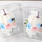 GENDER REVEAL PUMPKIN Party Cups Gender Reveal Baby Shower He or She Cup Pink and Blue Gender Reveal Decoration Little Pumpkin Gender Reveal
