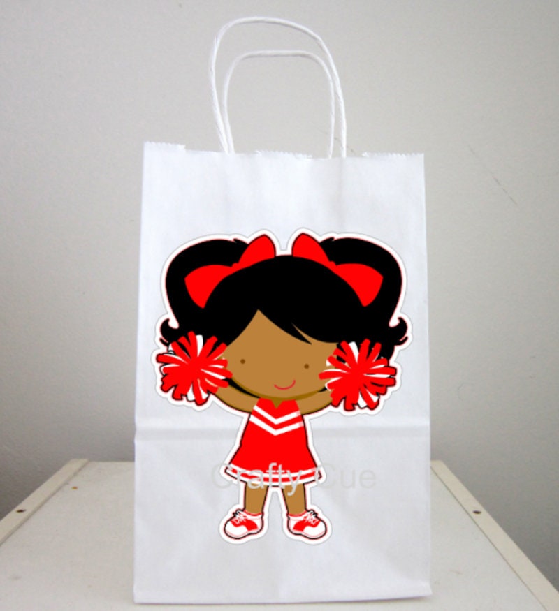 Cheerleading Goody Bags, Cheerleading Favor Bags, Cheerleading Gift Bags, Cheerleader Goody Bags - 224201136A