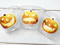 HALLOWEEN PARTY CUPS - Halloween Decorations Halloween Birthday Halloween Party Candy Cups Treat Cups Pumpkin Party Cups Jack o Lantern Cups