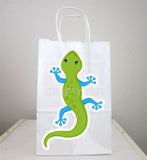 Lizard Goody Bags, Lizard Favor Bags, Lizard Gift Bags, Lizard Party Bags, Reptile Party Favors