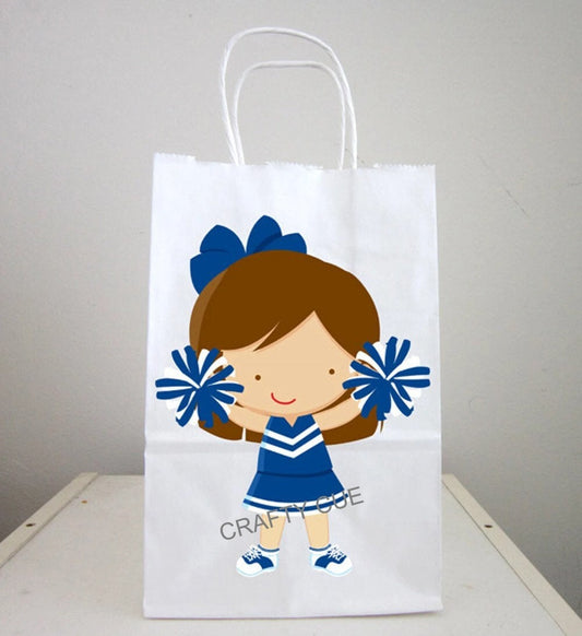 Cheerleading Goody Bags, Cheerleading Gift Bags, Cheerleader Goody Bags, Cheerleading Favor Bags, Cheer Party Bags