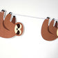 Sloth Garland, Sloth Banner, Sloth Birthday, Sloth Baby Shower, Sloth Decorations, Sloth Party Supplies, Sloth Nursery, Sloth Decorations