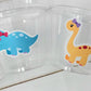 DINOSAUR PARTY CUPS - Girl Dinosaur Party Cups Girl Dinosaur Decorations Dinosaur Party Decorations Dinosaur Birthday Girl Dinosaur Party