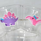 DINOSAUR PARTY CUPS - Girl Dinosaur Party Cups Girl Dinosaur Decorations Dinosaur Party Decorations Dinosaur Birthday Girl Dinosaur Party