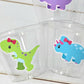 DINOSAUR PARTY CUPS - Girl Dinosaur Party Cups Girl Dinosaur Decorations Dinosaur Party Decorations Dinosaur Birthday Girl Dinosaur Party